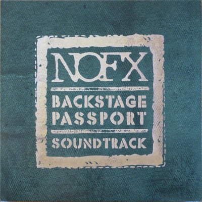 NOFX - Backstage Passport Soundtrack - Black