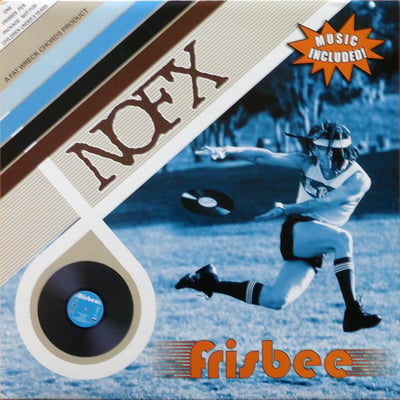 NOFX - Frisbee - Clear Brown w/Blue Streak /349