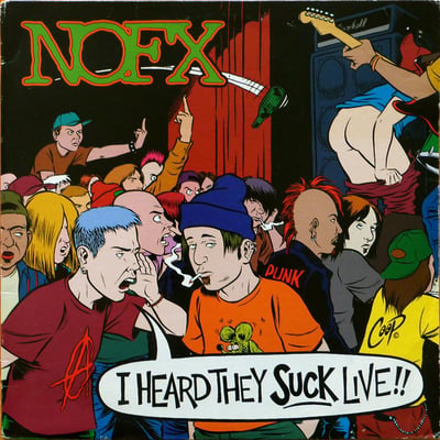 NOFX - I Heard They Suck Live - 1st Press - Black /10000