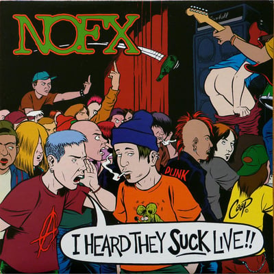 NOFX - I Heard They Suck Live! - Green /375