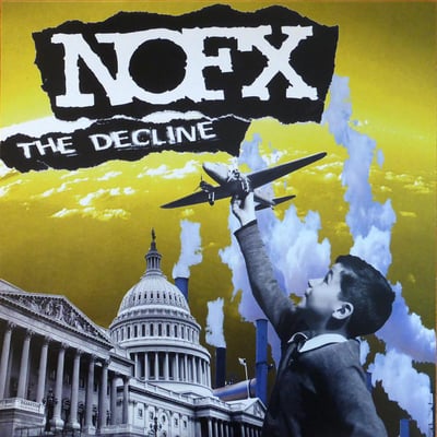 NOFX - The Decline - Black (with clear inner sleeve)
