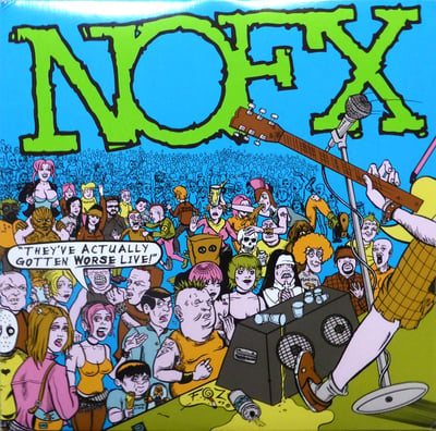 NOFX - They've Actually Gotten Worse Live - Dark Blue and Brown /521