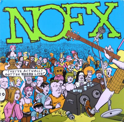 NOFX - They've Actually Gotten Worse Live - Purple and Grey /521