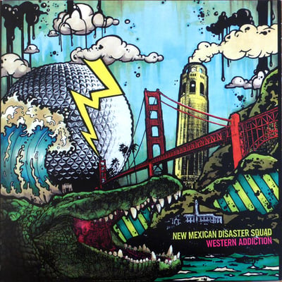 Western Addiction / New Mexican Disaster Squad - Split - Grey /210