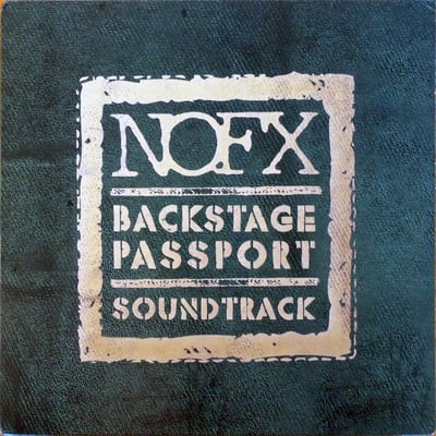 NOFX - Backstage Passport Soundtrack - Oxblood w/Gold Splatter /420