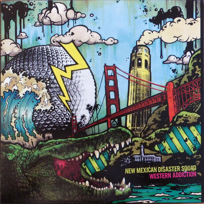 Western Addiction / New Mexican Disaster Squad - Split - Blue /264