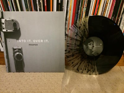 Into It. Over It. - Proper - Half Black/Half Clear w/ Black Splatter (/500) [4th Pressing]