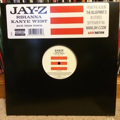 Jay-Z - Run This Town (feat. Rihanna & Kanye West) Single - Black