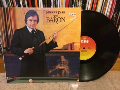 Johnny Cash - The Baron - Black (Original Australian Pressing)