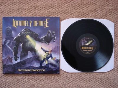 Untimely Demise - Systematic Eradication (Black) 6/250