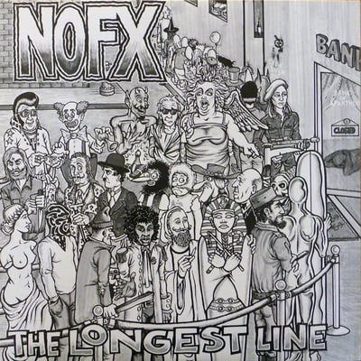 NOFX - The Longest Line - 4th Press - Black