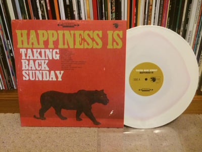 Taking Back Sunday - Happiness Is - Red & White (/350) [1st Pressing]