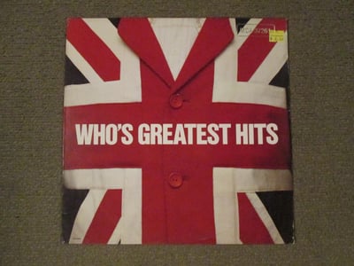 The Who - Who's Greatest Hits LP 12" (Black Vinyl)