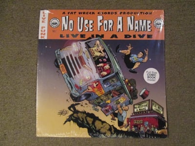 No Use For A Name - Live In A Dive LP 12" (Black Vinyl)