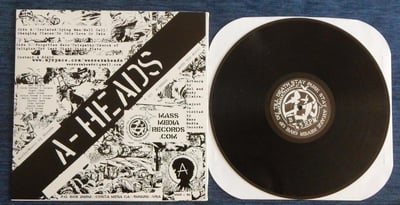 The A-Heads - discography 1982-2009 | Mass Media Records, mmr-16 | black