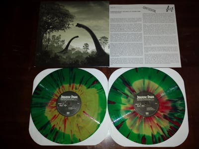 Jurassic Park OST- John Williams - 180 Gram 2XLP - dilophosaurus /2000 - Mondo