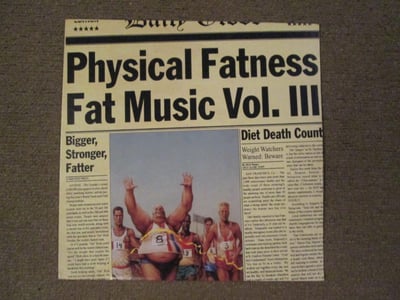 V/A: Physical Fatness - Fat Music Vol. III Compilation 12" (Black Vinyl)