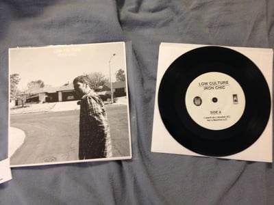 Iron Chic/Low Culture "Split" Dirt Cult Records/Dead Broke Rekerds. 1st Press. Black/700