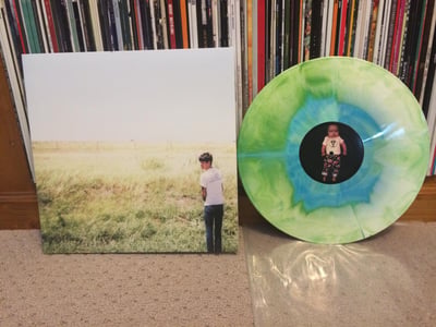 Whirr / Nothing - Split - Green/Baby Blue/Yellow Starburst (/1500)