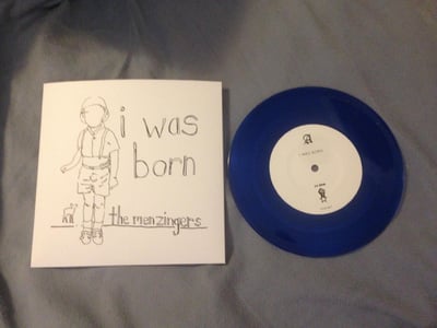 The Menzingers "I Was Born" Red Scare Records. 1st Press. Blue/500