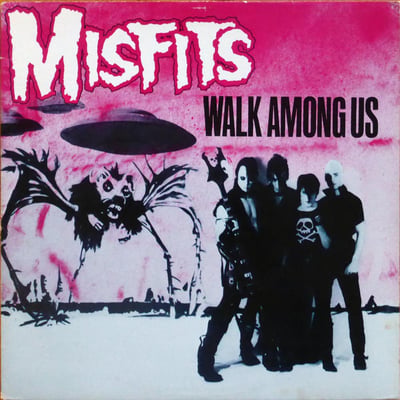 Misfits - Walk Among Us - 1st Press - Black (w/insert, printed inner sleeve)