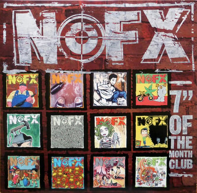 NOFX - 7-Inch Of The Month Club - 30th Anniversary Box Set - Black /500