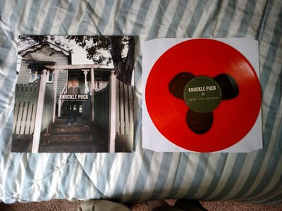 Knuckle Puck - While I Stay Secluded - 1000 copies - Orange w/ Black Swatches vinyl