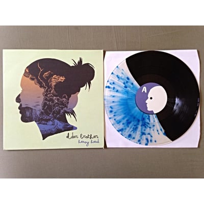 Elder Brother - Heavy Head - 1st Press - Half Black/Clear w/Blue Splatter - /300 - Pure Noise Records