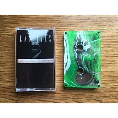 Captives - Afterimage/My Eyes Are Open - Green w/Silver & White Swirls - #13/25 - Ronald Records