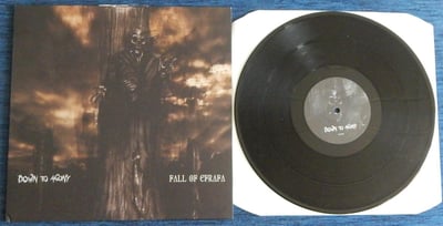 Down to agony / Fall of efrafa - Split 12" | Sadness of noise/behindthescenes, bts-017/aa-43/be.part-003/contr-05/son-007 | black /1000