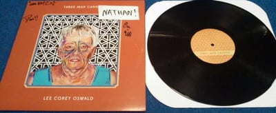 Three Man Cannon/Lee Corey Oswald- Split (Black)/500 First Pressing SIGNED by LCO members