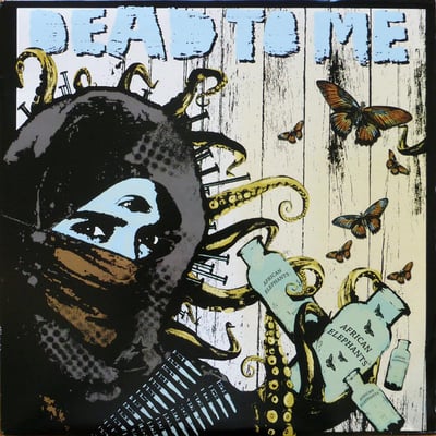 Dead To Me - African Elephants - Dark Blue /408