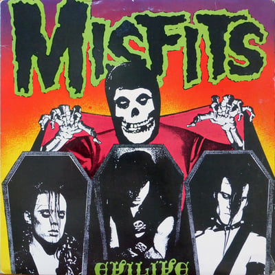 Misfits - Evilive - Green w/Green Swirls /2000