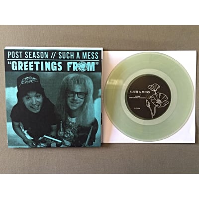 Post Season / Such A Mess - Greetings From... - 1st Press - Coke Bottle Green (Alternate Cover /100) - /150 - Common Ground Records