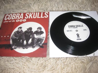 Cobra Skulls "Live at the BBC" Record Store Day Exclusive. Gunner Records/Red Scare Records. 1st press. black/???