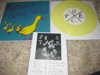 French Exit/Hillary Chillton. On The Real Records. 1st Press. Yellow/100