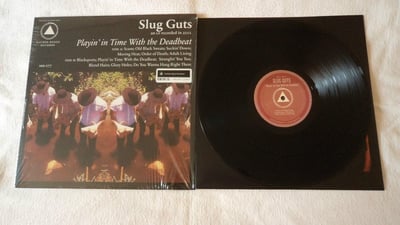 slug guts ‎– playin' in time with the deadbeat (2012, sacred bones records) [black vinyl]