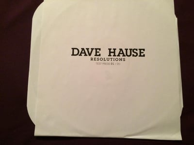 Dave Hause - Resolutions - black 4/20 (rise)