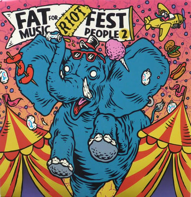 V/A - Fat Music For Riot Fest People Vol. 2 - White, Orange, Blue /250