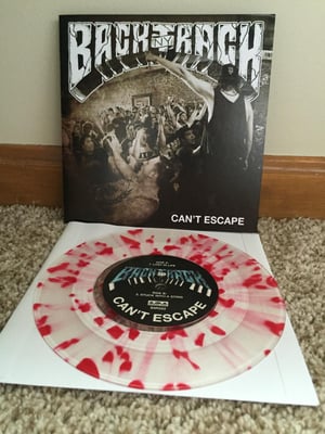 Backtrack | Can't Escape | Clear w/ Blood Red Splatter /300 | 1st Press