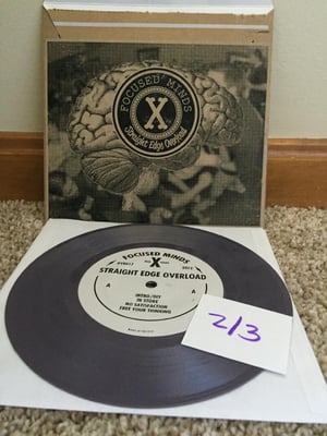 Focused Minds | Straight Edge Overload | Purple /3 | RSD 2014 Press