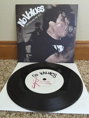 No Values | United We Die | Black /310 | 2nd Press