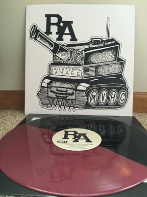 Rude Awakening | Collateral Damage | Red/Black /350 | 1st Press (Record Release Jacket 75/100)