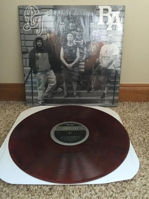 Death Threat | Rude Awakening | Split 12" | Red/Black Swirl /100 | 1st Press (Original Cover)