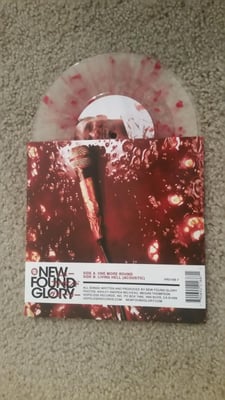 New Found Glory - One More Round | Clear w/ Heavy Red Splatter | /500 | 2015 | HR2168-7