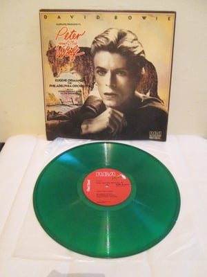 David Bowie - Peter And The Wolf LP 12" (Translucent Green Vinyl)