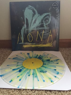 Nona | Through The Head | Clear w/ Yellow and Blue Splatter /100 | 1st Press (6131 Records)