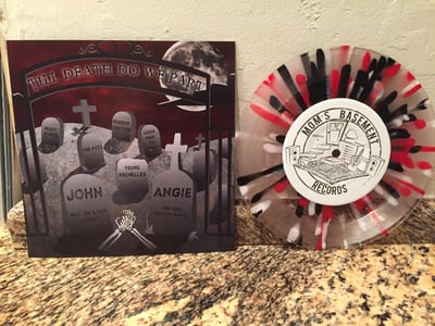 Horror Section / Eaten Back To Life / Young Rochelles / Putz - Wedding Split - 1st press - Clear with Red, Black, and White Splatter /100