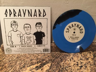 Violent Soho / Spraynard - Split - 1st press - Black & Cyan /500
