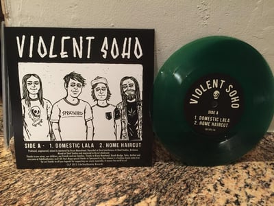 Violent Soho / Spraynard - Split - 1st press - Kelly Green /500